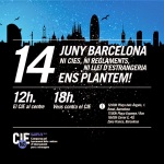 Dia contra els CIEs a Barcelona